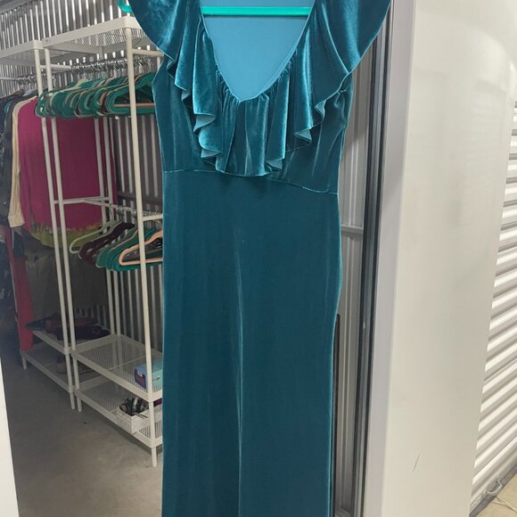 LUISA BECCARIA velvet dress - size IT 42 - Picture 6 of 6